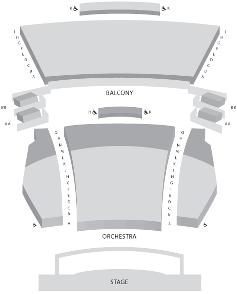 Paramount Center Seating Chart
